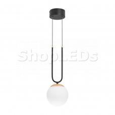 Светильник SP-BEADS-HANG-U-R130-10W Warm3000 (BK-GD, 275 deg, 230V) (Arlight, IP20 Металл, 5 лет)