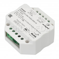 Диммер SMART-D12-DIM-PUSH-2000-IN (12-48V, 1x6A, 2.4G) (ARL, IP20 Пластик, 5 лет)