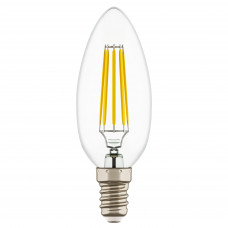 933504 Лампа LED FILAMENT 220V C35 E14 6W=65W 400-430LM 360G CL 4200K 30000H (в комплекте)