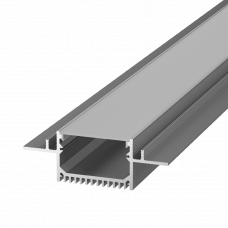 Алюминиевый профиль Design LED без видимой рамки LG49, 2500 мм, анодированный SL00-00010362 LG49-R