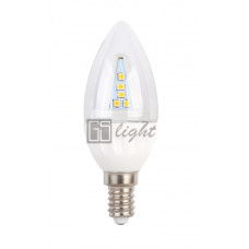 Светодиодная свеча C37-II E14 4.5W 220V Day White ПРОЗРАЧНАЯ